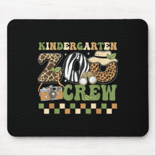 Kindergarten Zoo Crew Back To School Field Zoo Tri Mouse Pad