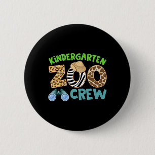 Kindergarten Zoo Crew Wild Animal Safari Back To S 6 Cm Round Badge