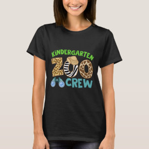 Kindergarten Zoo Crew Wild Animal Safari Back To S T-Shirt