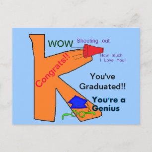 Kindergartener Graduate Card