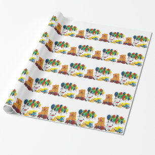 Kinderspielzeug Wrapping Paper