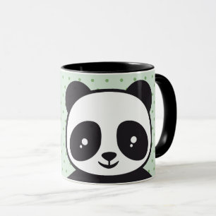 Kindertasse Pandabär - grün    Mug