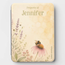 Kindle Cover • Bee and Wildflower Personalised