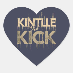 Kindle the Kick Heart Sticker