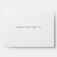 Kindly Deliver To | Modern Typography
