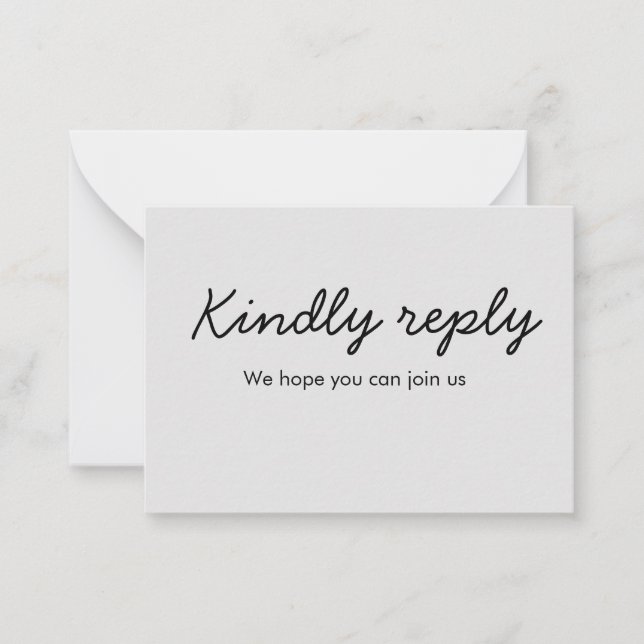 Kindly reply song request add name text minimal ca card (Front)