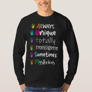 Kindness Always Unique Totally Autism Awareness Ha T-Shirt