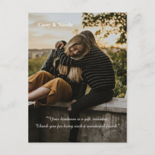 Kindness and Thank you Postcard