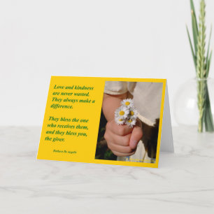 "Kindness Blesses" Greeting Cards