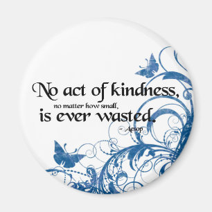 kindness butterfly swirl magnet