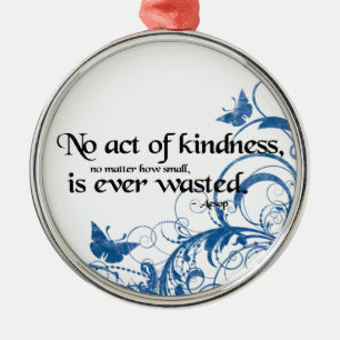 kindness butterfly swirl metal tree decoration