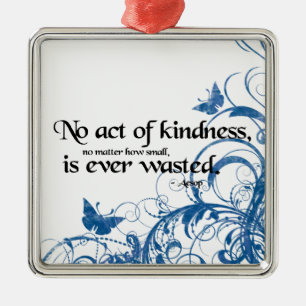 kindness butterfly swirl metal tree decoration