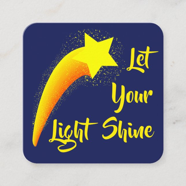 Kindness Card: "Let Your Light Shine" Cards (Front)