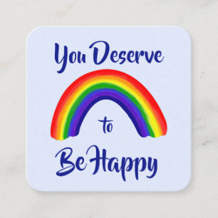 Kindness Card: "You Deserve to Be Happy" Cards