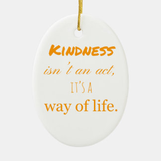 Kindness Ceramic Tree Decoration