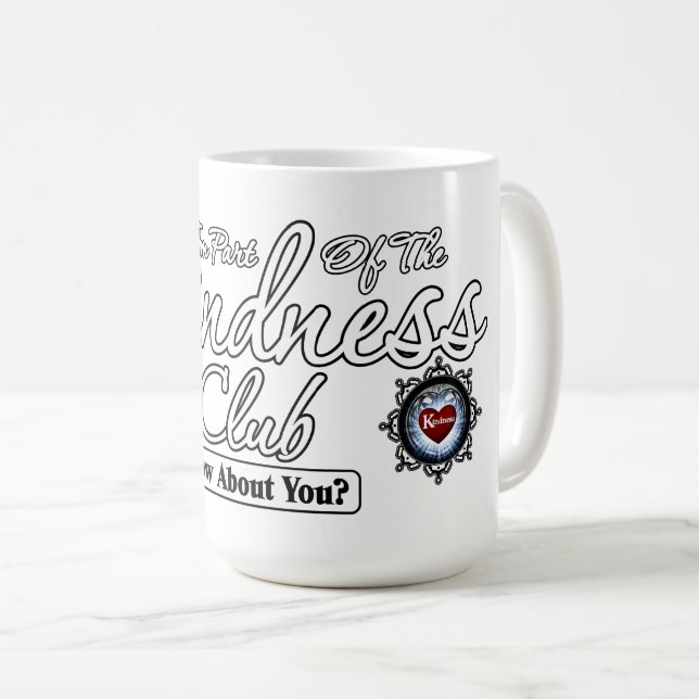 Kindness Club Coffee Mug (Front Right)