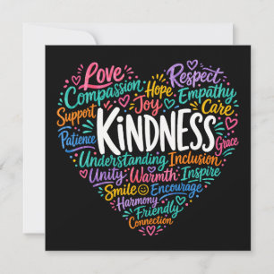 Kindness compassion empathy and respect invitation