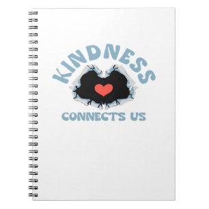 Kindness Connects Us Classic Style Notebook