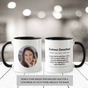 Kindness Consultant Custom Photo, Coworker Gift Mug