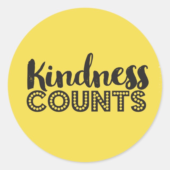 Kindness Counts Stickers (Front)