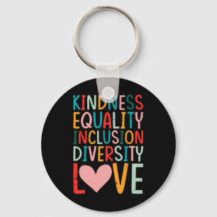 Kindness Equality Inclusion Diversity Love - Sped Key Ring