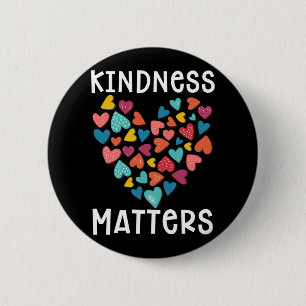 Kindness Heart Equality Together Kind Cute 6 Cm Round Badge