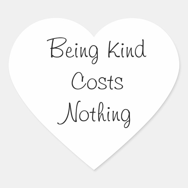Kindness Heart Sticker (Front)