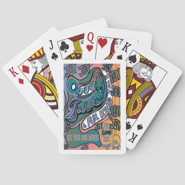 Kindness in Every Hand: Good Talk  Playing Cards (Back)