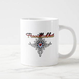Kindness In German Colourized Version Large Coffee Mug