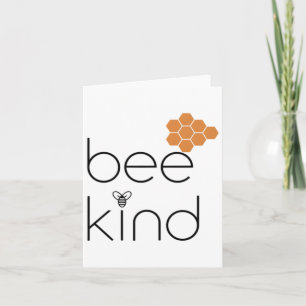 Kindness Inspirational Quote bee Kind' Hoodies Swe Card