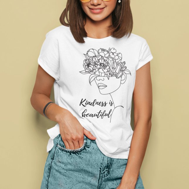 Kindness is Beautiful Abstract T-Shirt (Creator Uploaded)