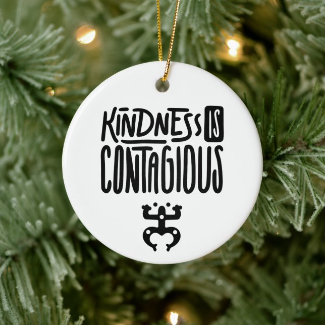 KINDNESS IS CONTAGIOUS ORNAMENT (Tree)