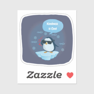 Kindness Is Cool – Penguin Sticker