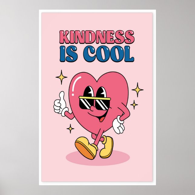 Kindness is cool poster (Front)