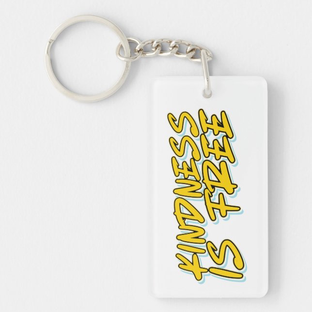 KINDNESS IS FREE KEY RING (Front)