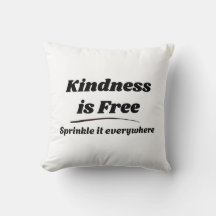 Kindness Is Free Sprinkle It Everywhere Black Typo
