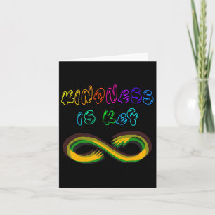 Kindness Is Key Autism Awareness Neurodiversity Ch Card