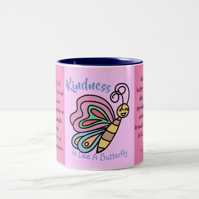 Kindness Is Like A Butterfly Coffee Mug (Center)