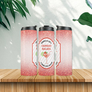 Kindness Is Like A Strawberry Margarita... Thermal Tumbler