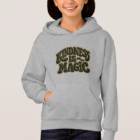 Kindness Is Magic 3D Groovy Kids Pullover Hoodie