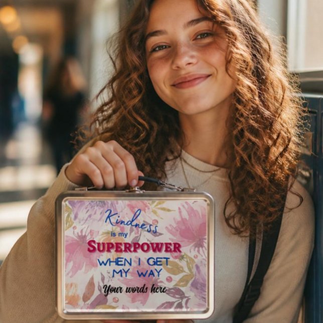 Kindness is My superpower Metal Lunchbox (Creator Uploaded)