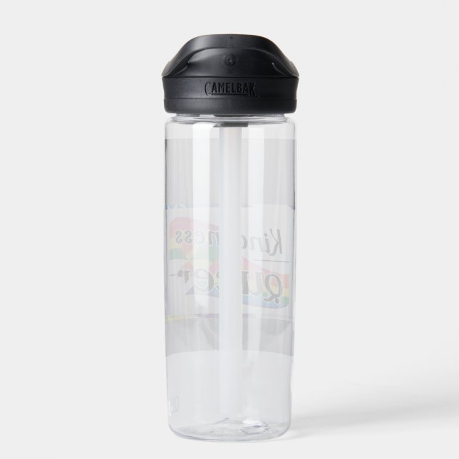Kindness is Queer – Designed by ShelloCB Water Bottle (Back)