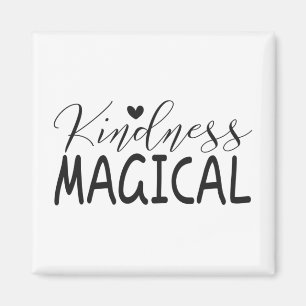 Kindness magical postcard magnet