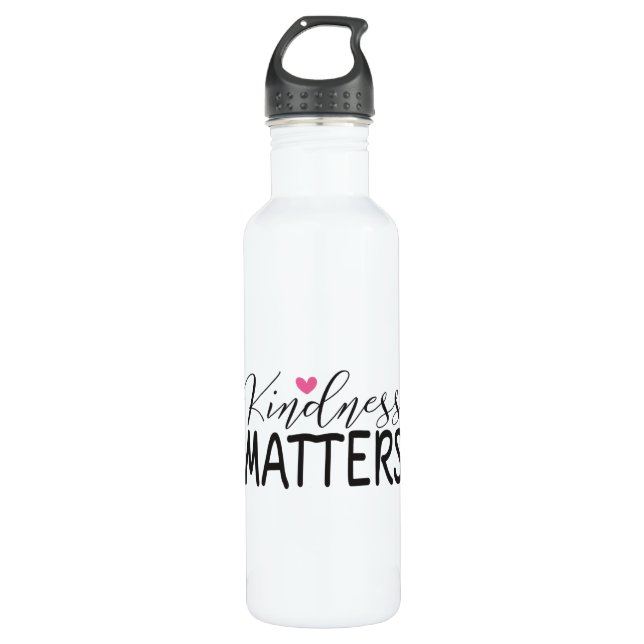 Kindness matters 710 ml water bottle (Front)