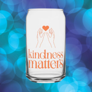 Kindness Matters Can Glass – Heart & Hands Design