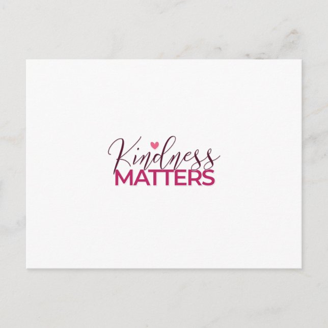 Kindness Matters Postcard (Front)