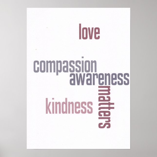 Kindness Matters Poster (Front)