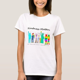 Kindness Matters Robots Women T-Shirt