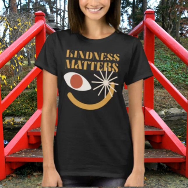 Kindness Matters Shirt – Fun Abstract Smile Face (Creator Uploaded)