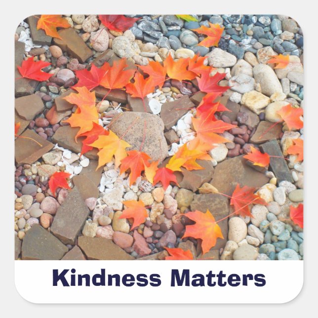 Kindness Matters stickers Inspirational Heart (Front)